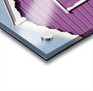 Purple Beach Hut Acrylic print