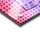 Circles and Squares Glass Acrylic print