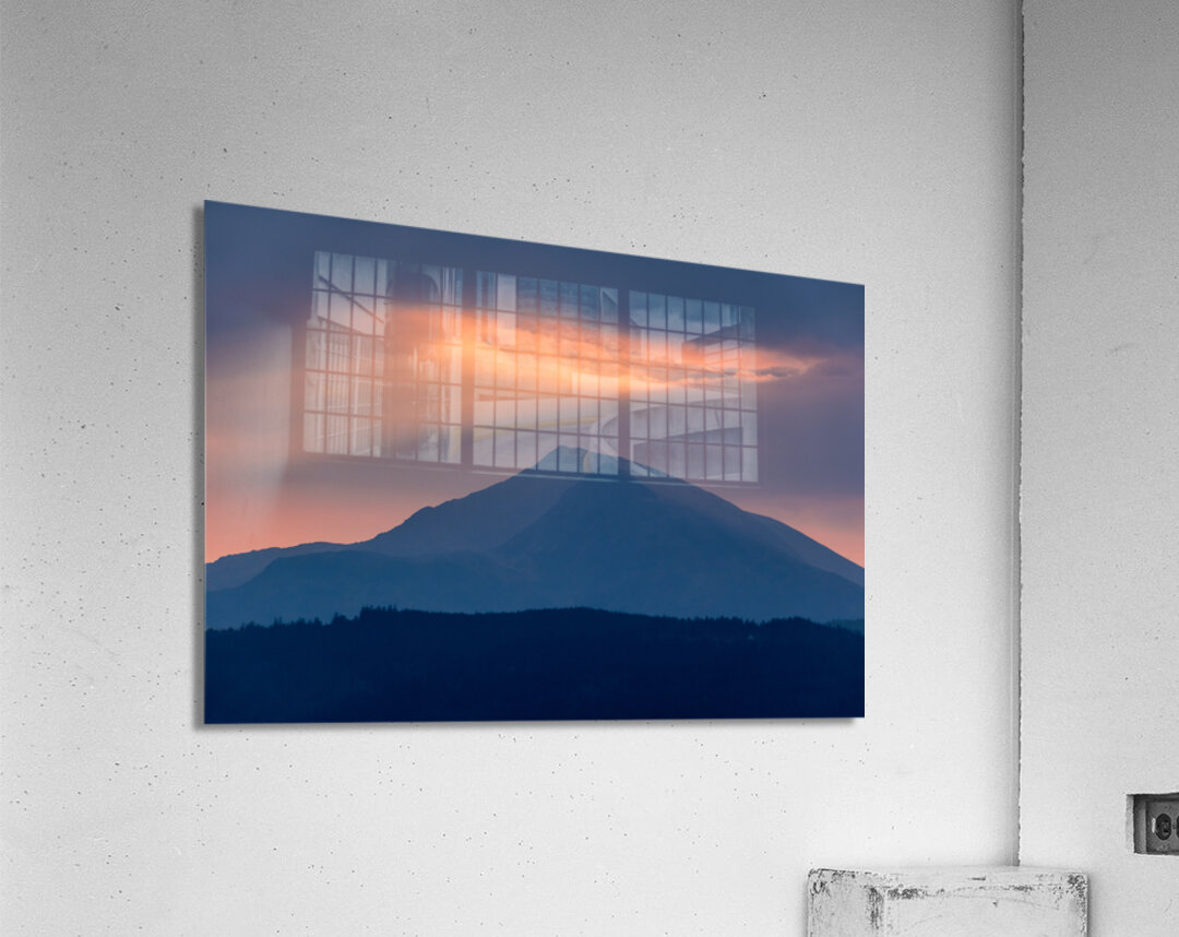 Last Light Over Snowdonia Acrylic Print