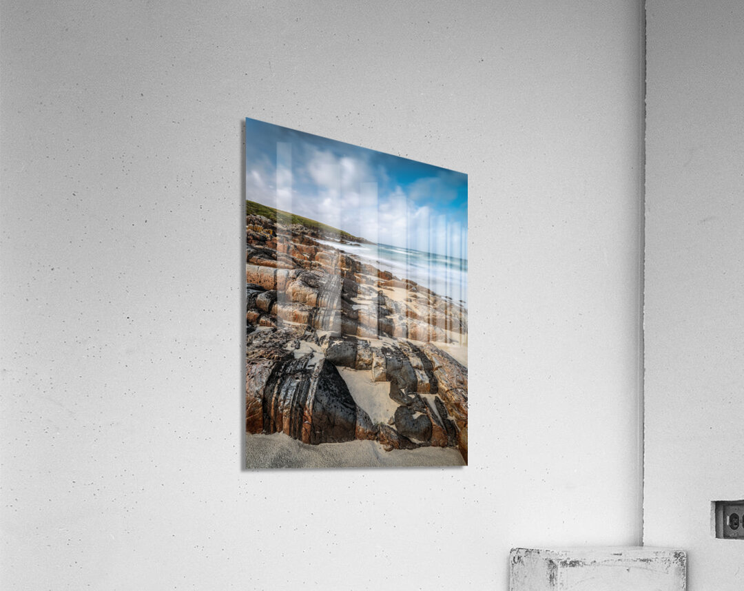 Hosta Beach Rocks Impression acrylique