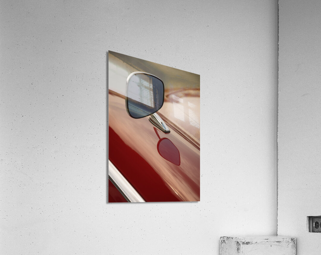 Volvo P1800 Wing Mirror Acrylic Print