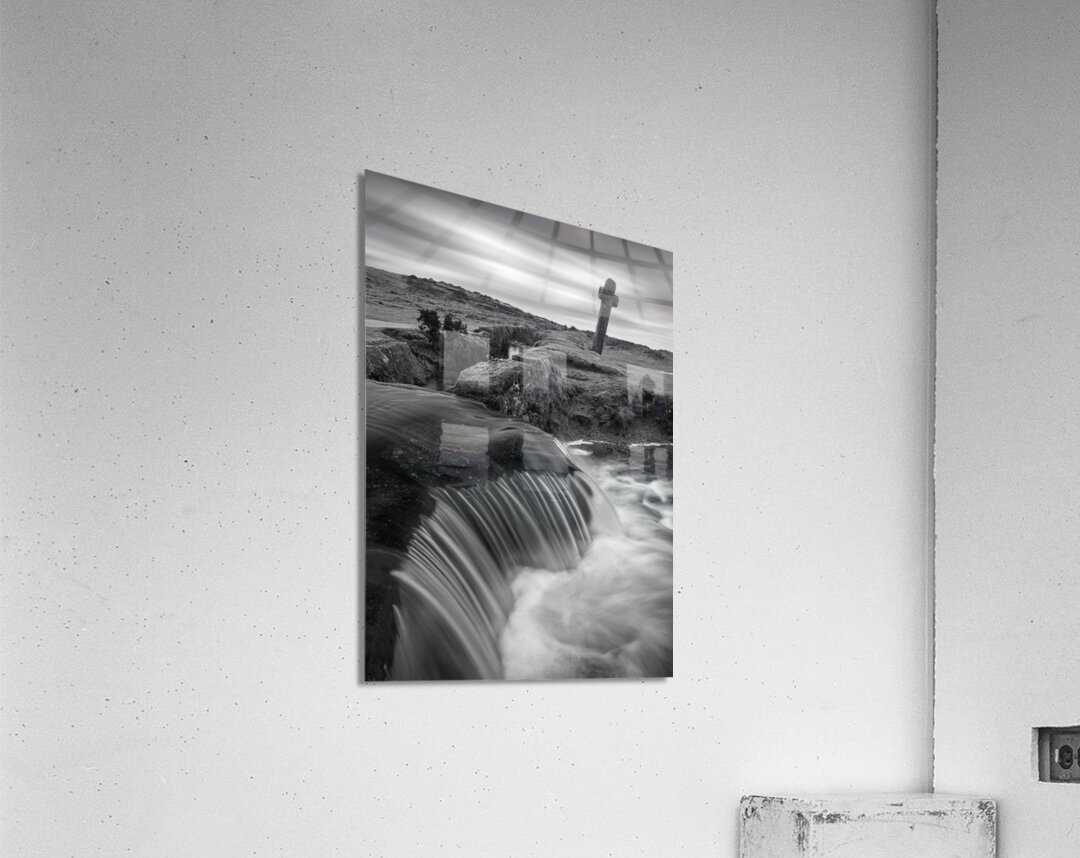 Windy Post Cross Acrylic Print