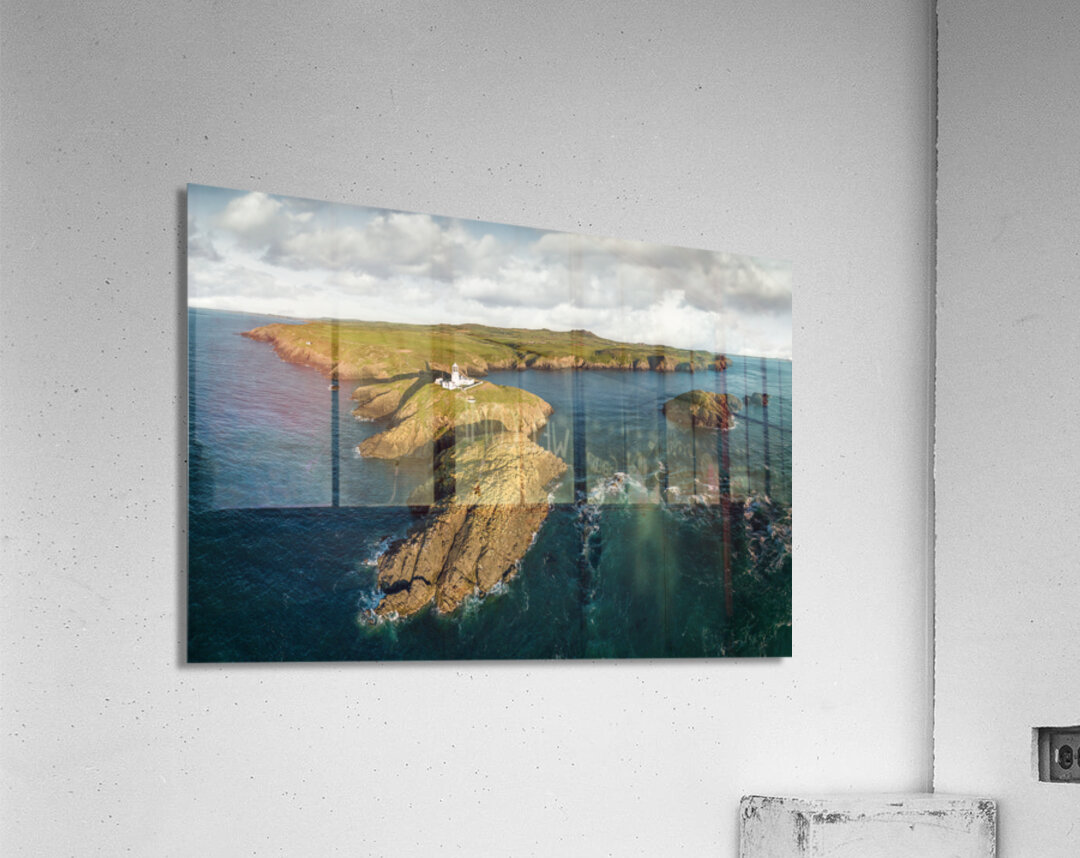 Strumble Head Lighthouse View Impression acrylique