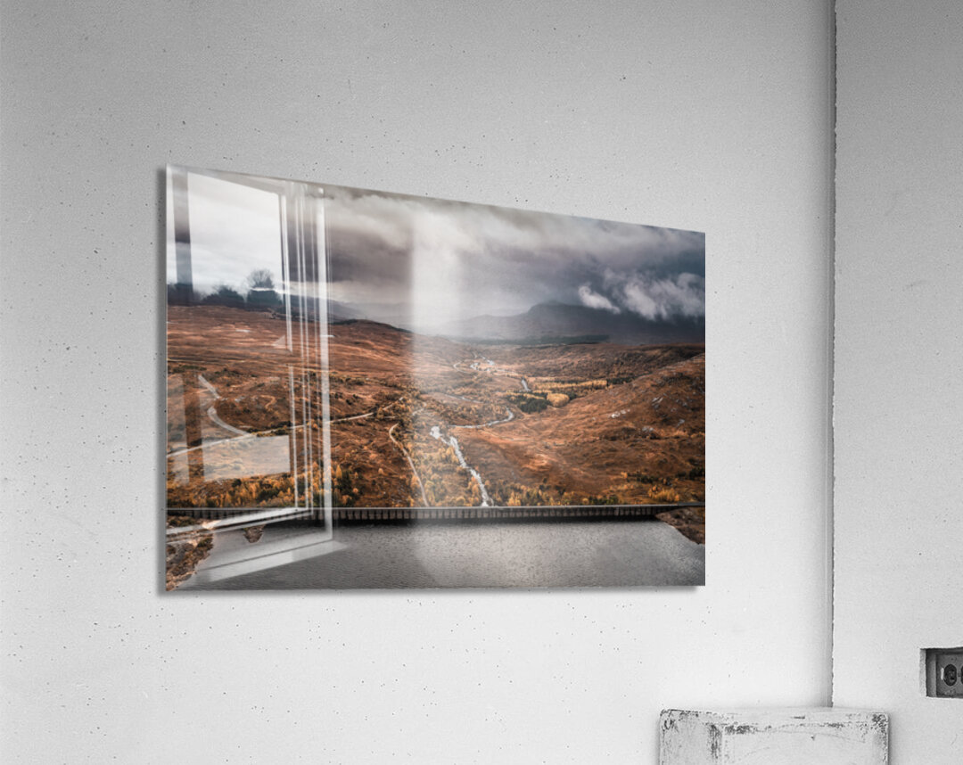 Cluanie Dam Acrylic Print