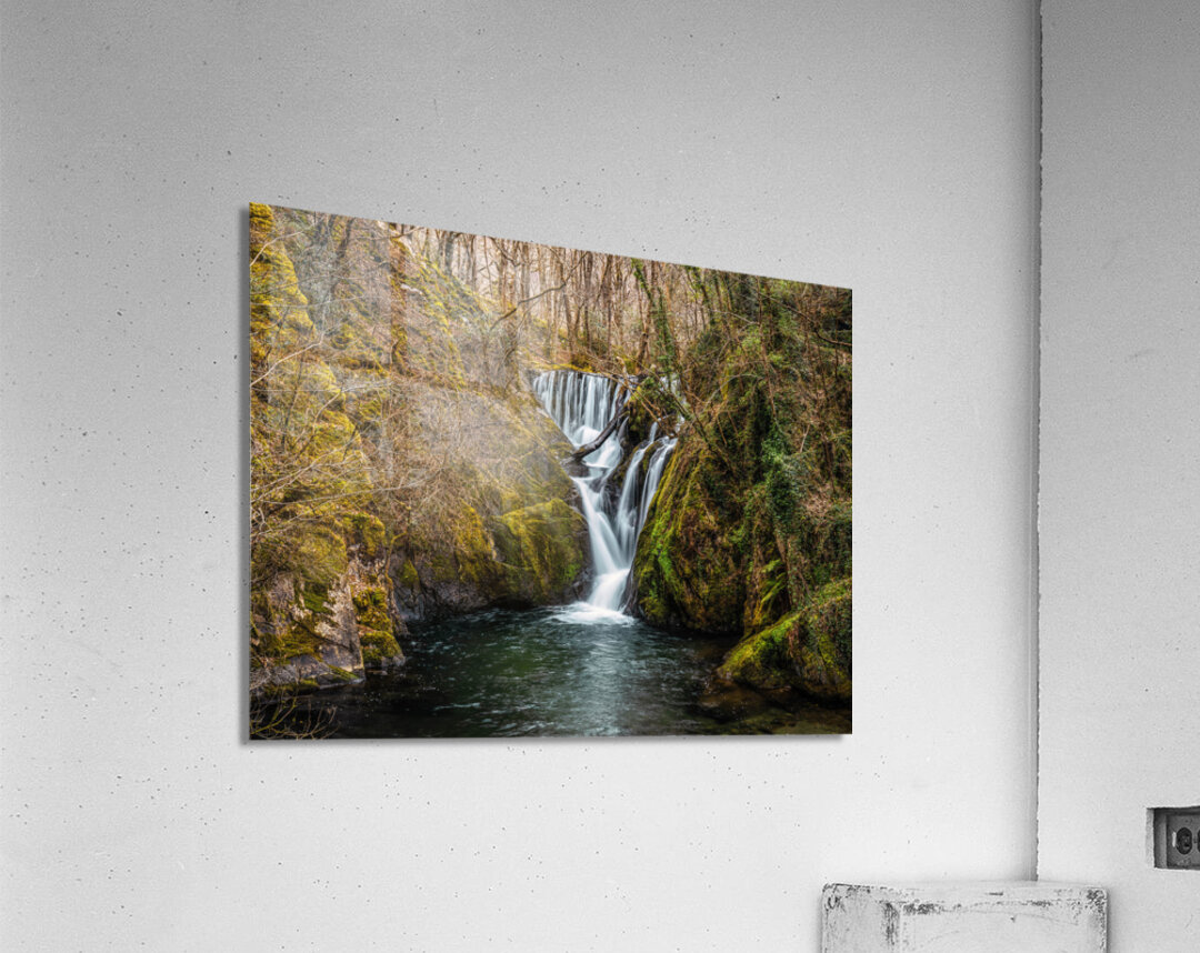 Woodland Waterfall Acrylic Print