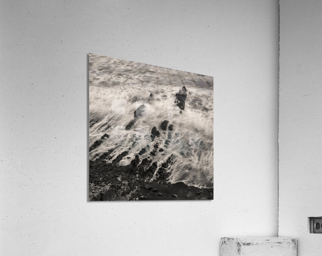 Sandymouth Surf Acrylic Print