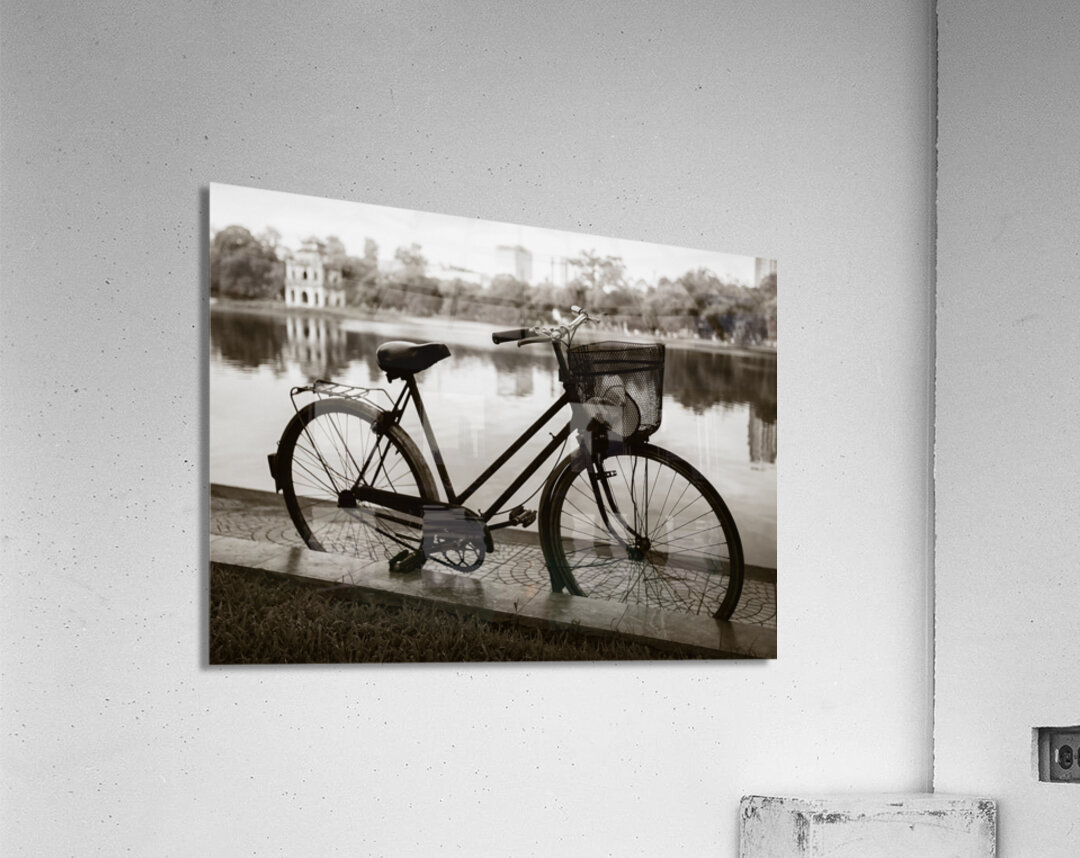 Bicycle by Hoan Kiem Lake Acrylic Print