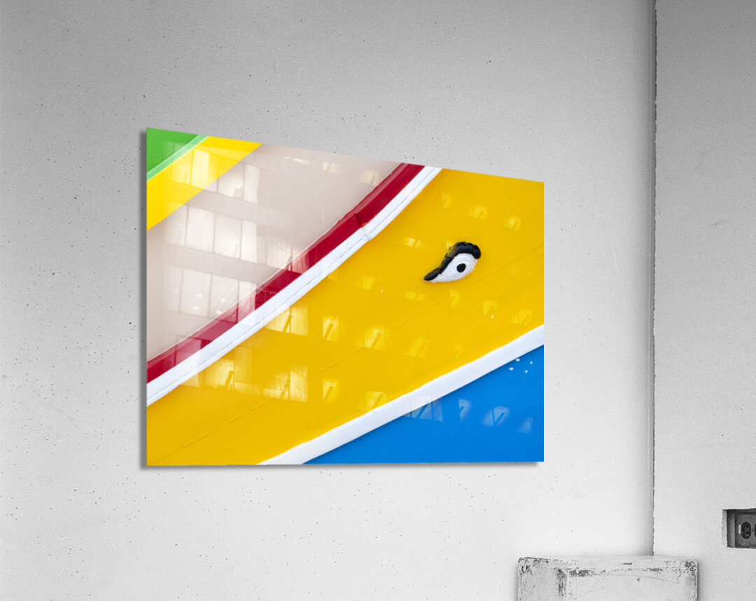 Maltese Luzzu Bow Acrylic Print