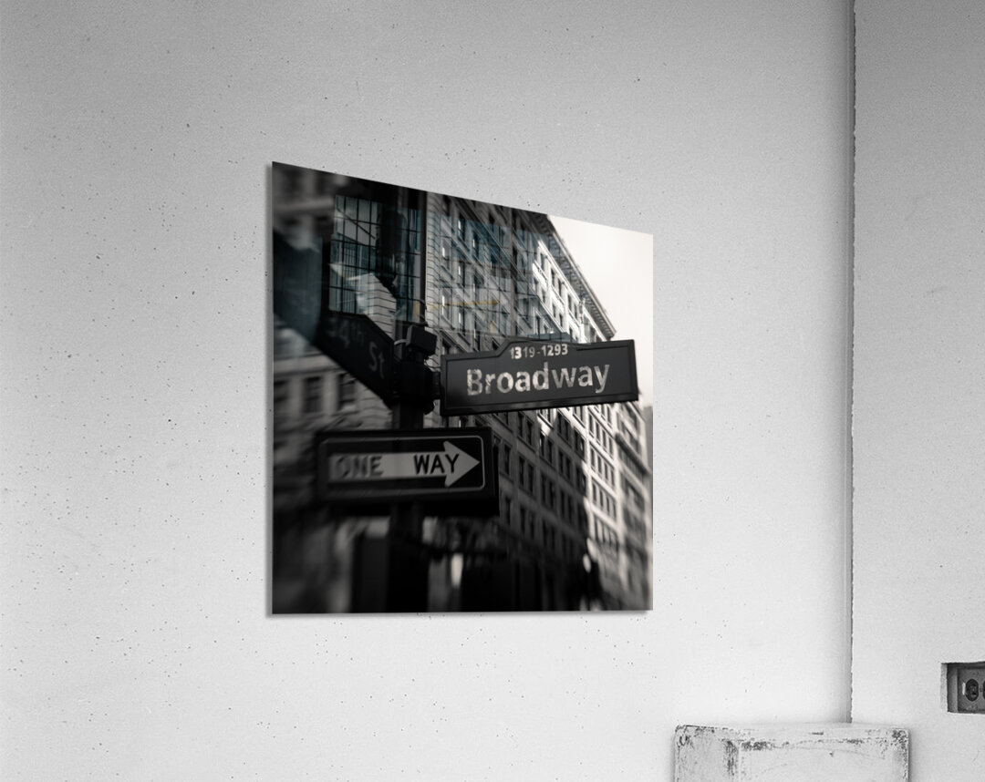 One Way to Broadway Acrylic Print