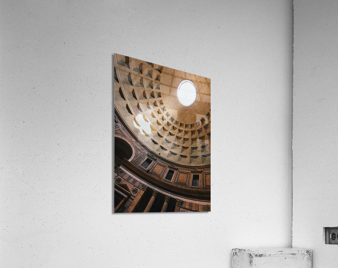 Pantheon Dome Sunbean Acrylic Print