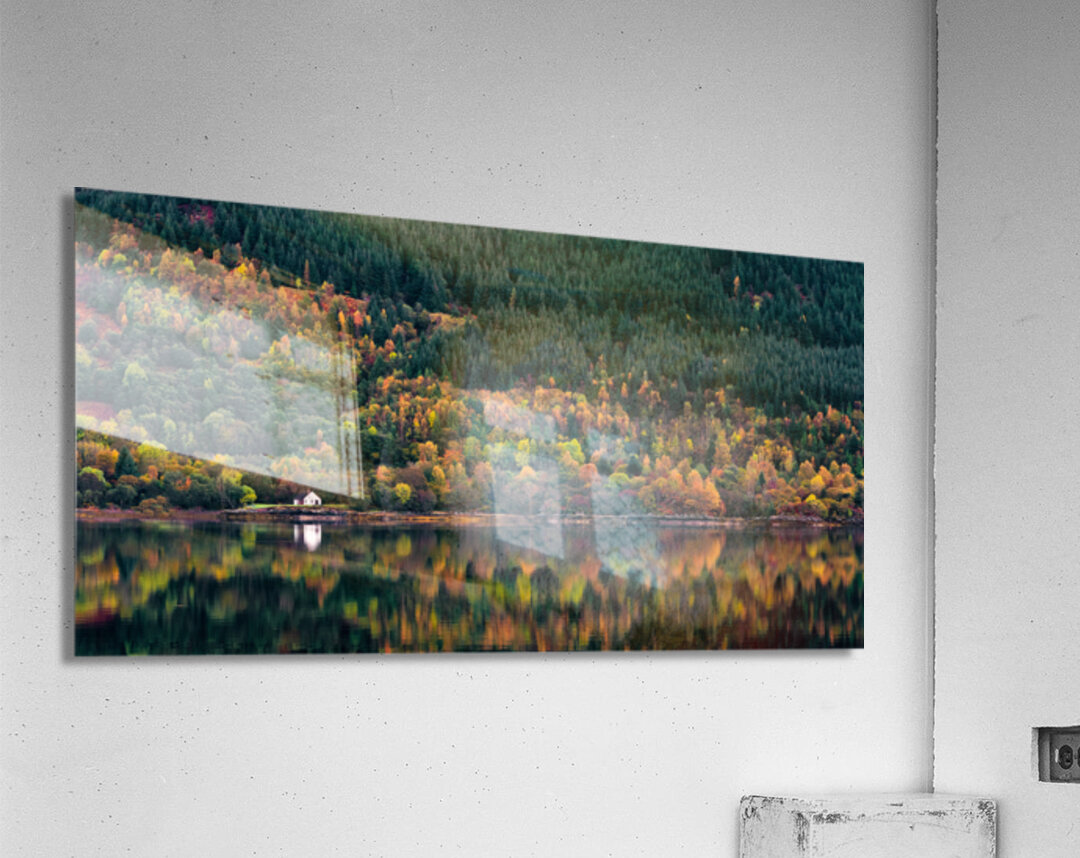 Loch Duich Autumn Reflections Acrylic Print