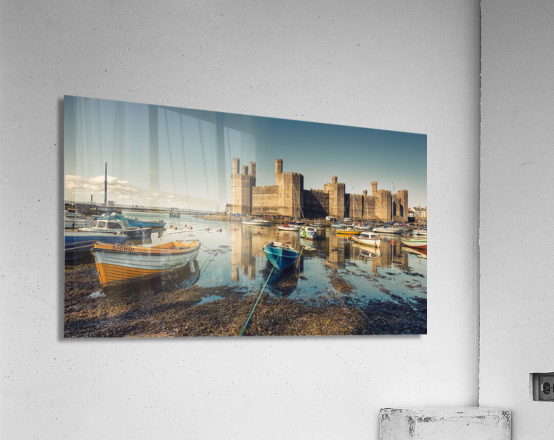 Caernarfon Castle Impression acrylique