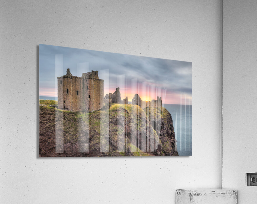 Daybreak at Dunnottar Impression acrylique