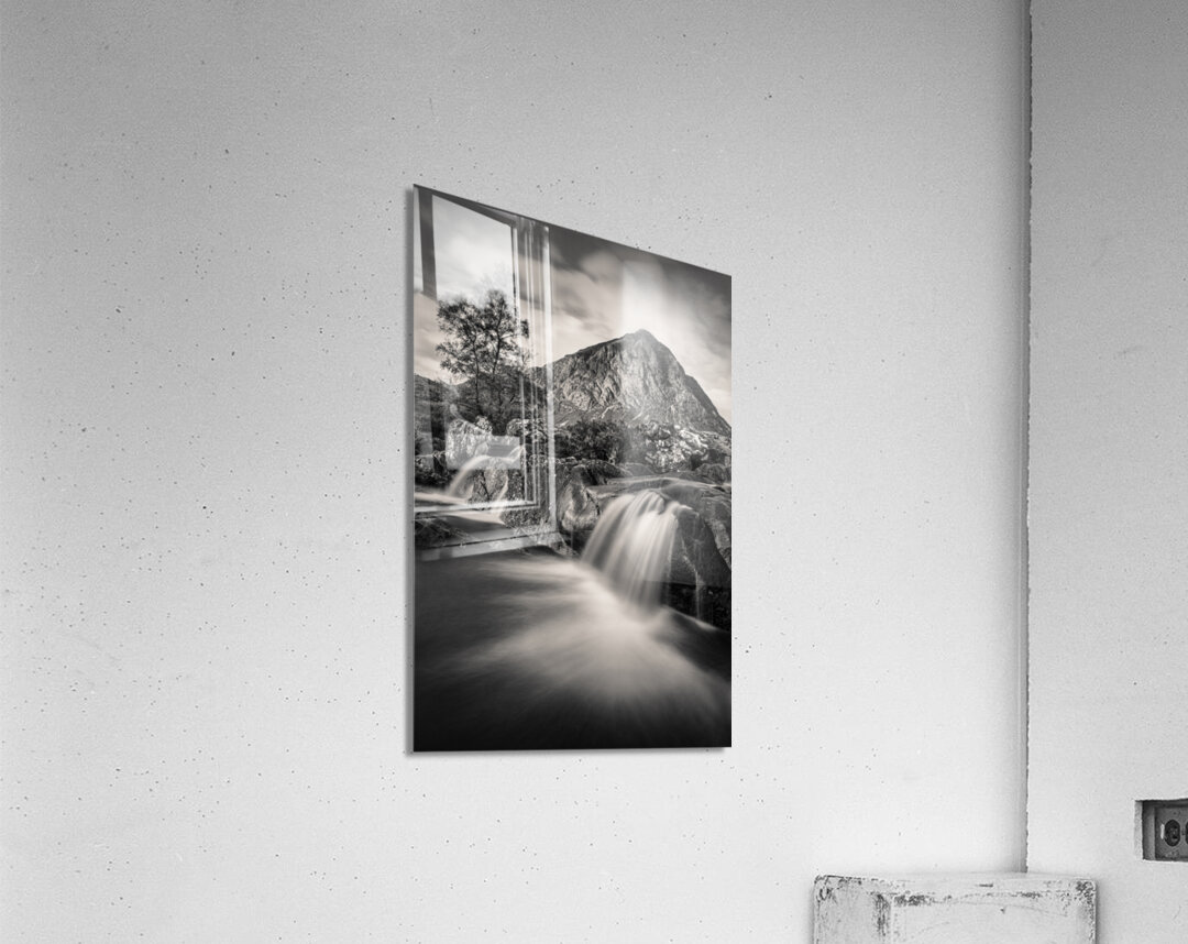 Buachaille Etive Mor Waterfall Acrylic Print