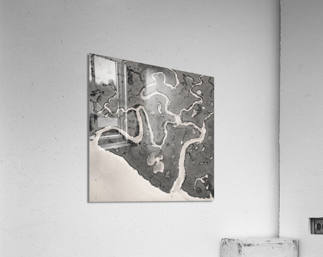 Salt Marsh Channels Acrylic Print