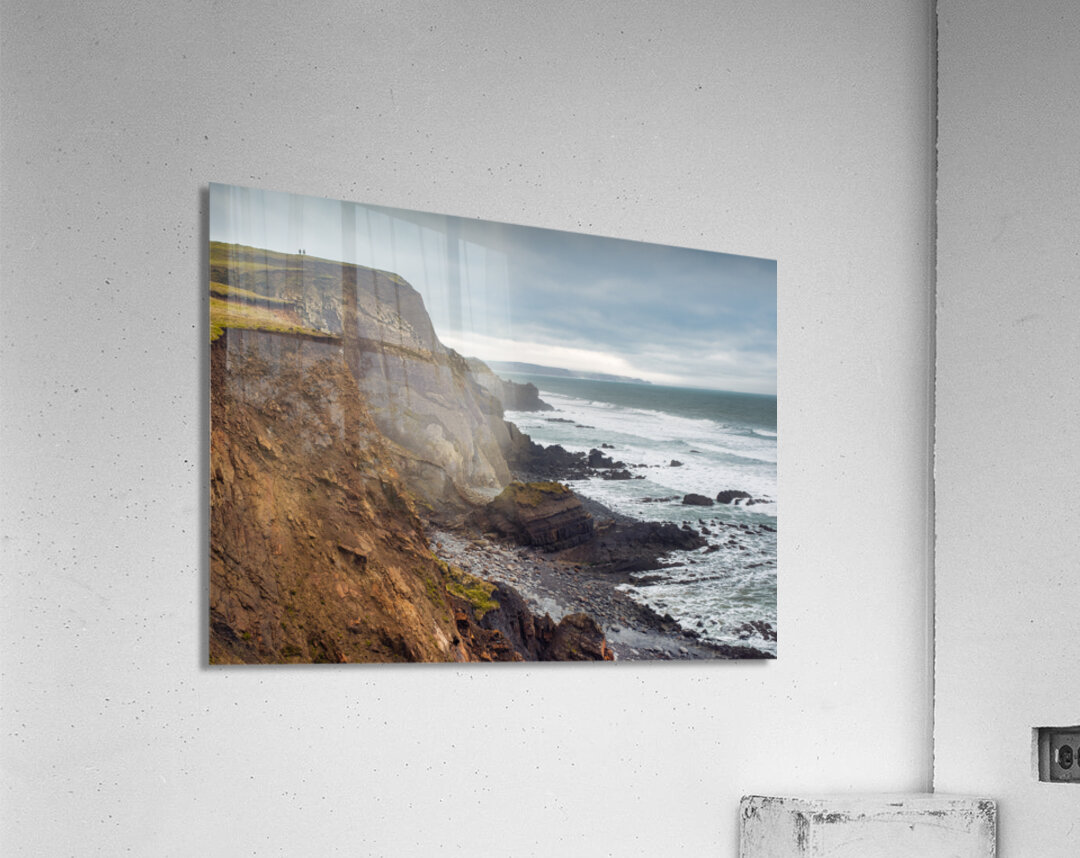 Coastal Walk at Sandymouth Acrylic Print