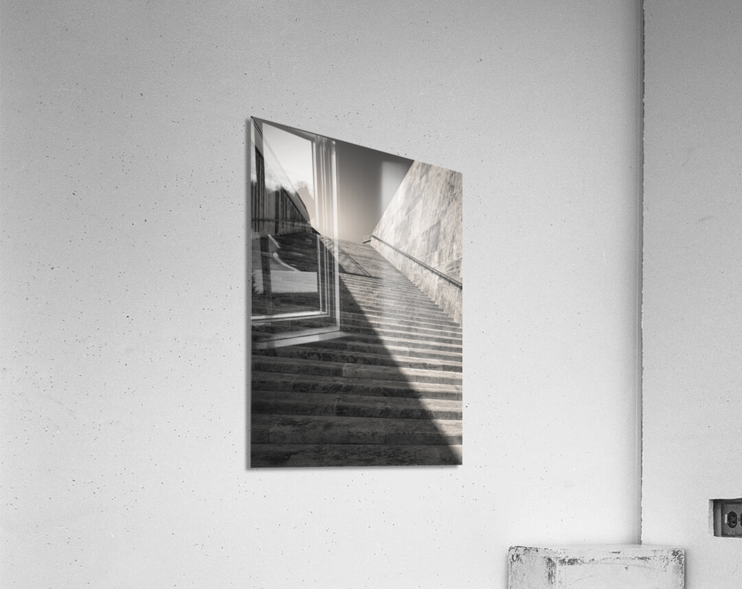 Valletta City Gate Steps Acrylic Print