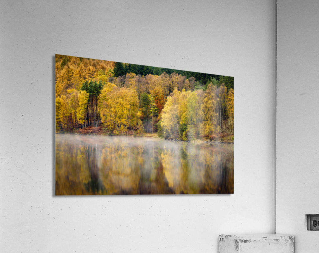 Autumn on River Tummel Acrylic Print