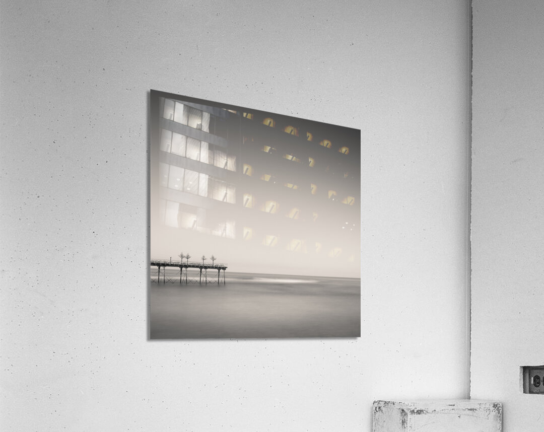 Four Trees on a Pier Acrylic Print