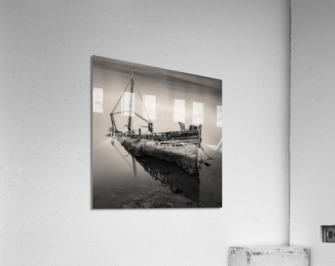 West Tarbert Wreck Acrylic Print