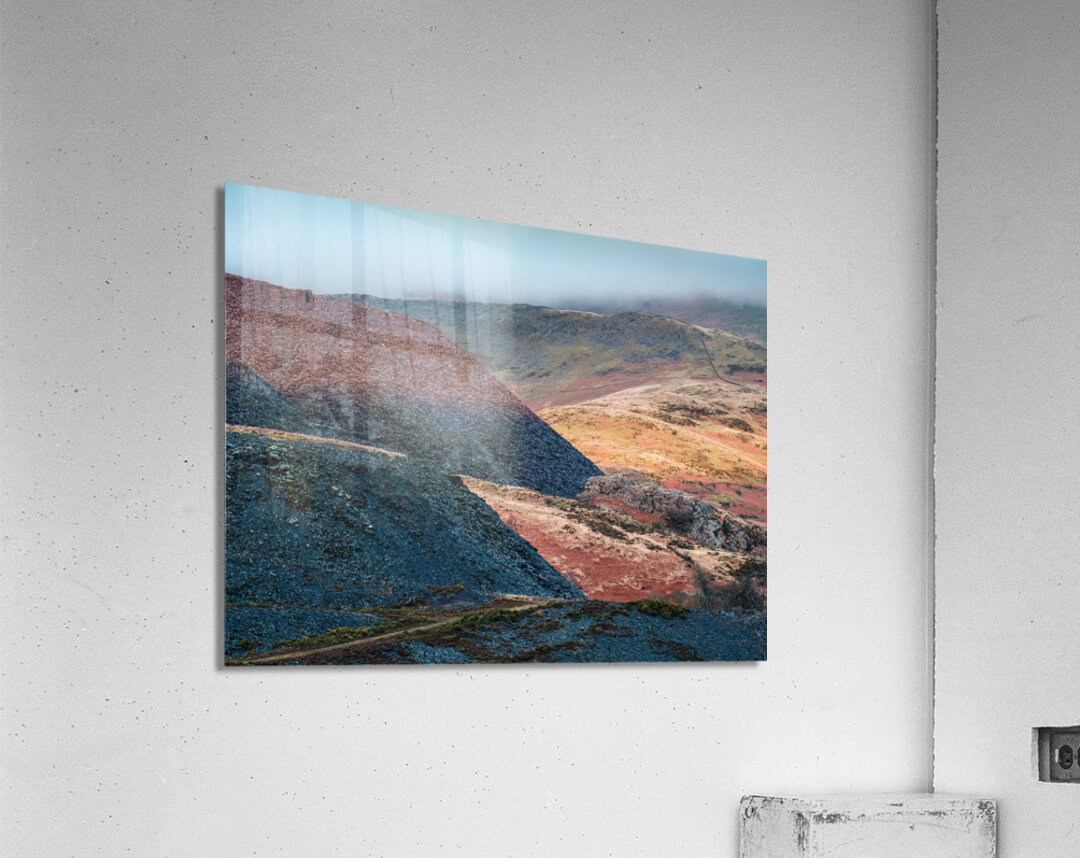 Llanberis Slate Hills Impression acrylique