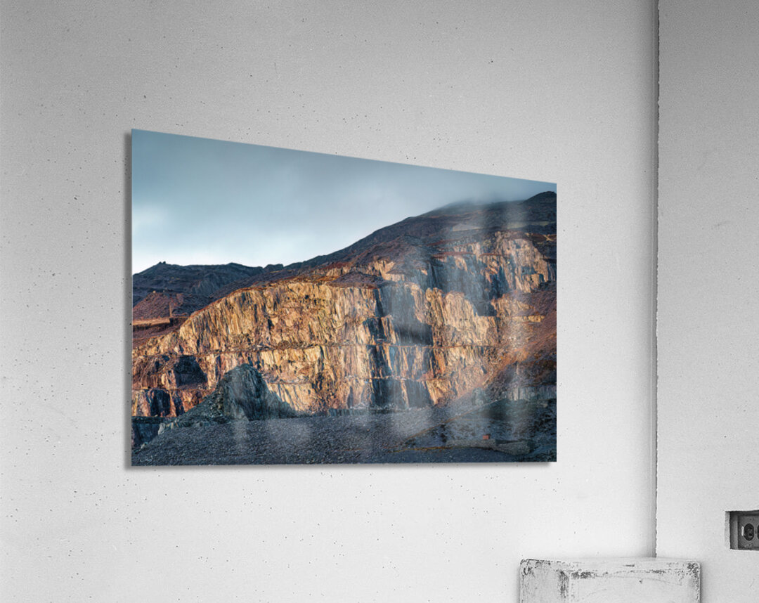 Llanberis Quarry Acrylic Print