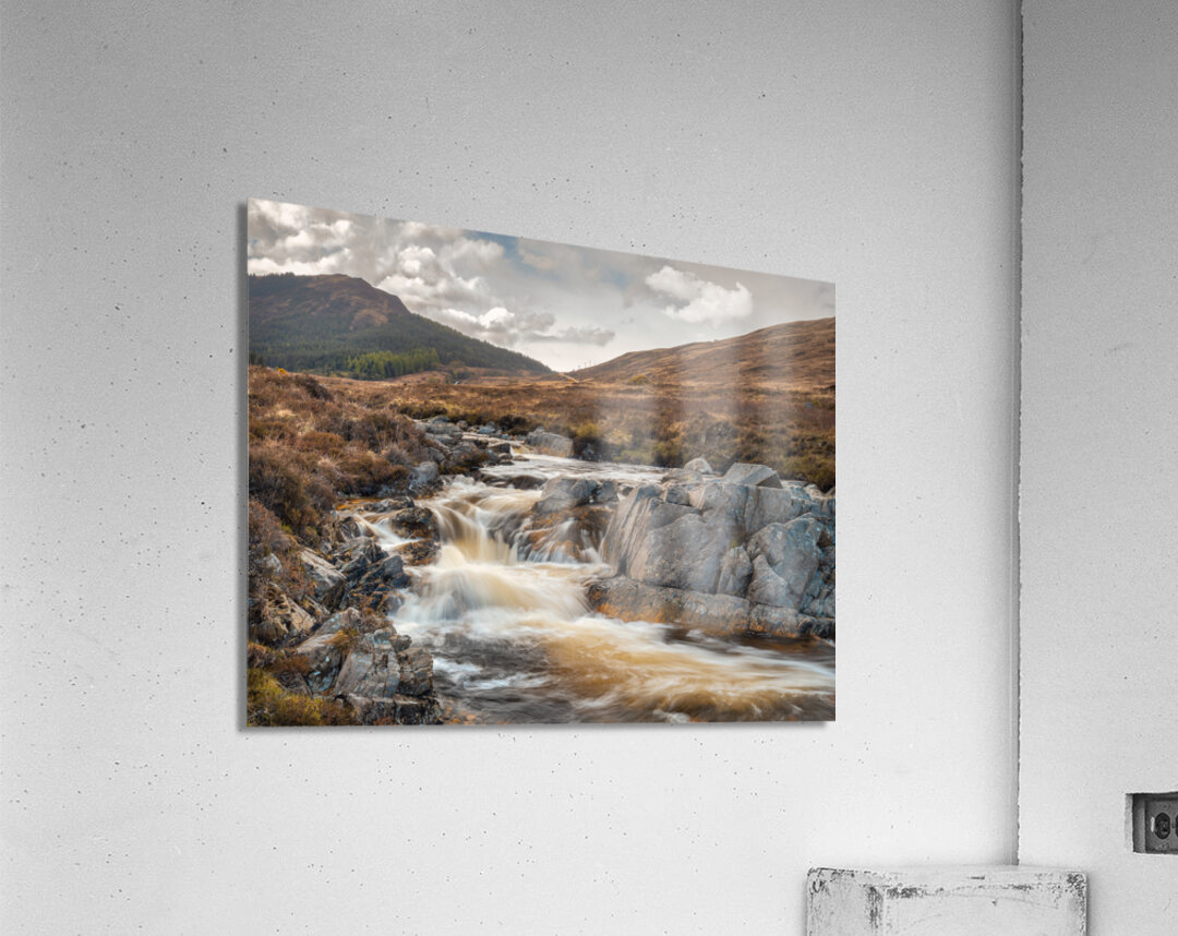 Glen Sannox Burn Acrylic Print