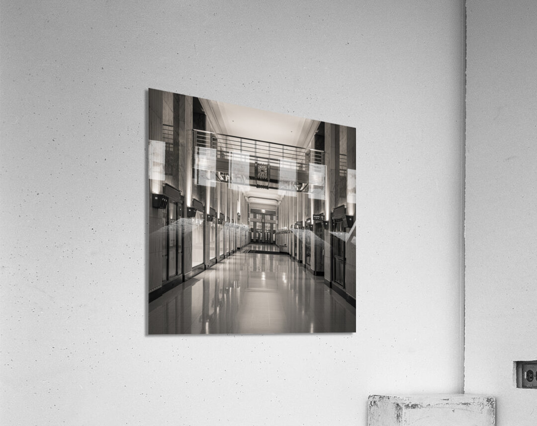 Field Building Interior Acrylic Print