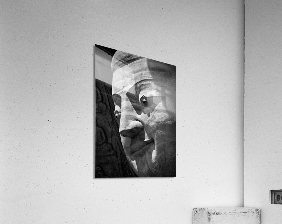 Stone Buddha Acrylic Print