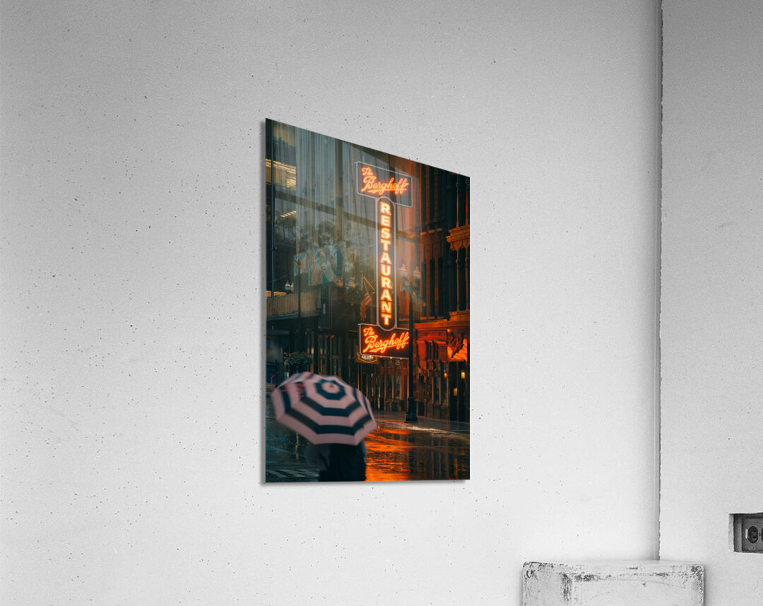 Chicago Rain Acrylic Print