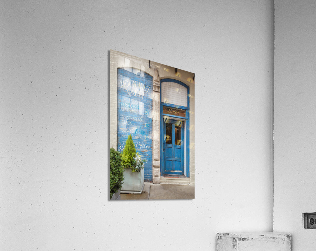 Rustic Donut Shop Impression acrylique