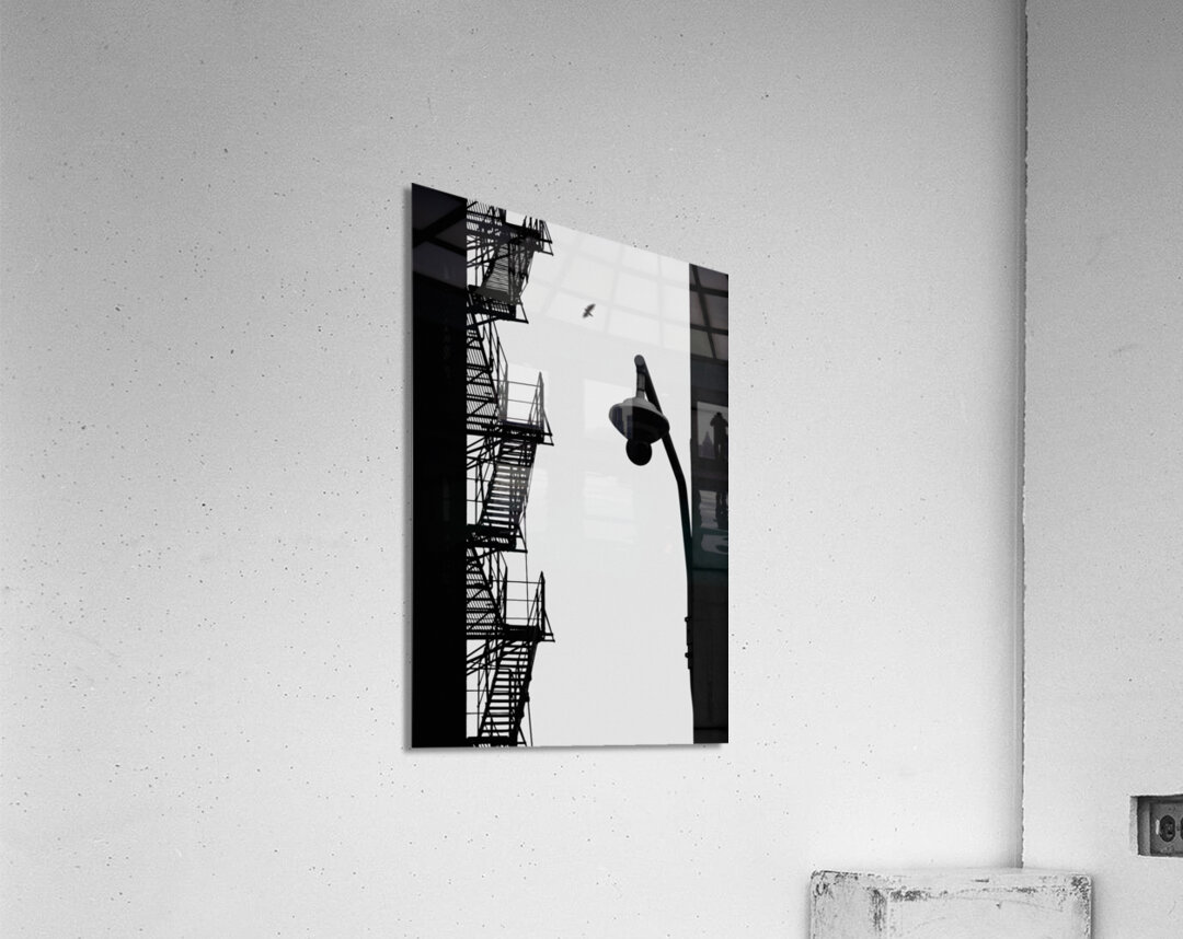 Alley Silhouettes Acrylic Print