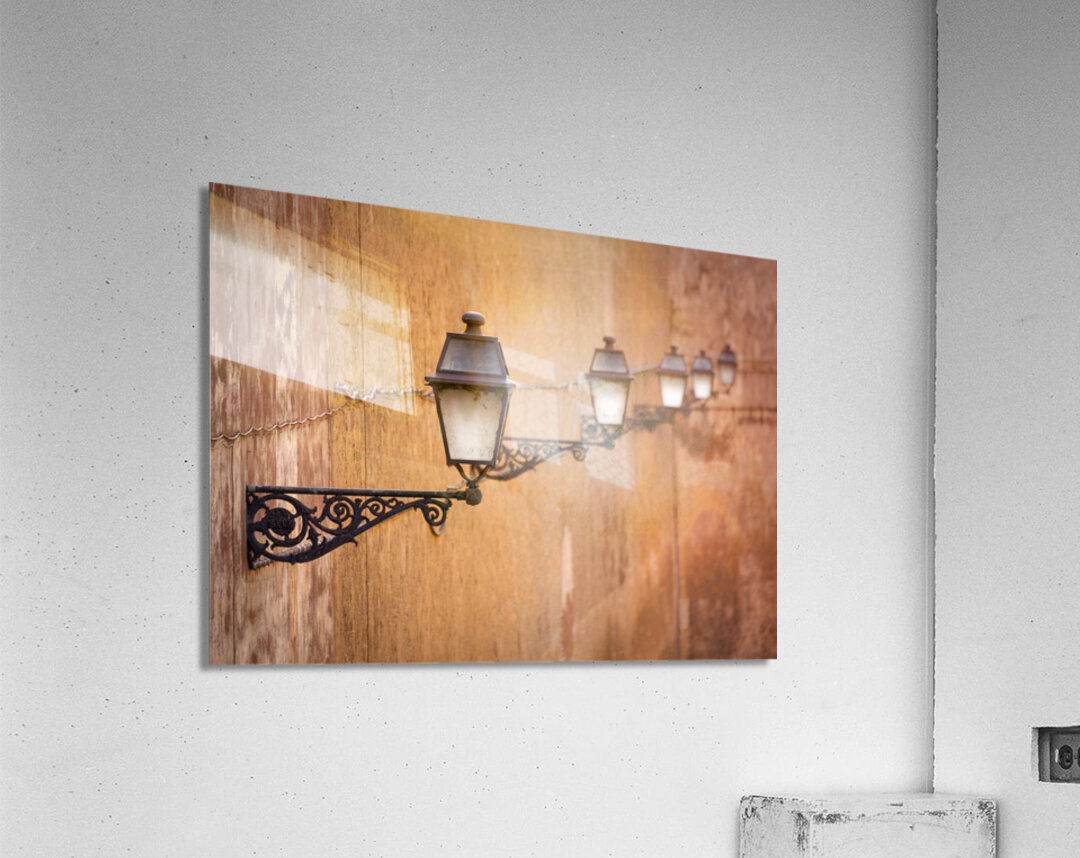 Rome Street Lamps Acrylic Print