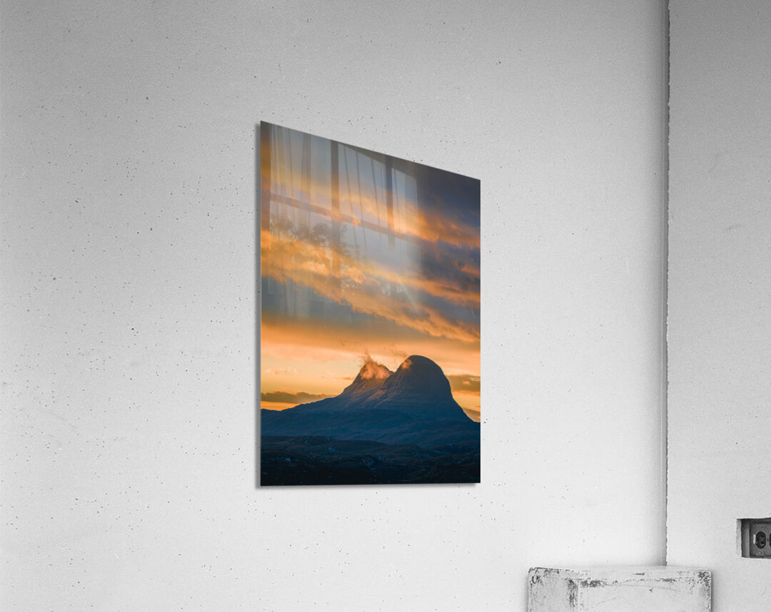 Last Light on Suilven Acrylic Print