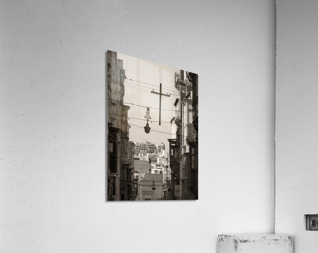 Valletta Street Cross Acrylic Print