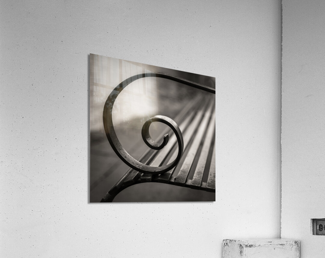 Bench Curve Impression acrylique