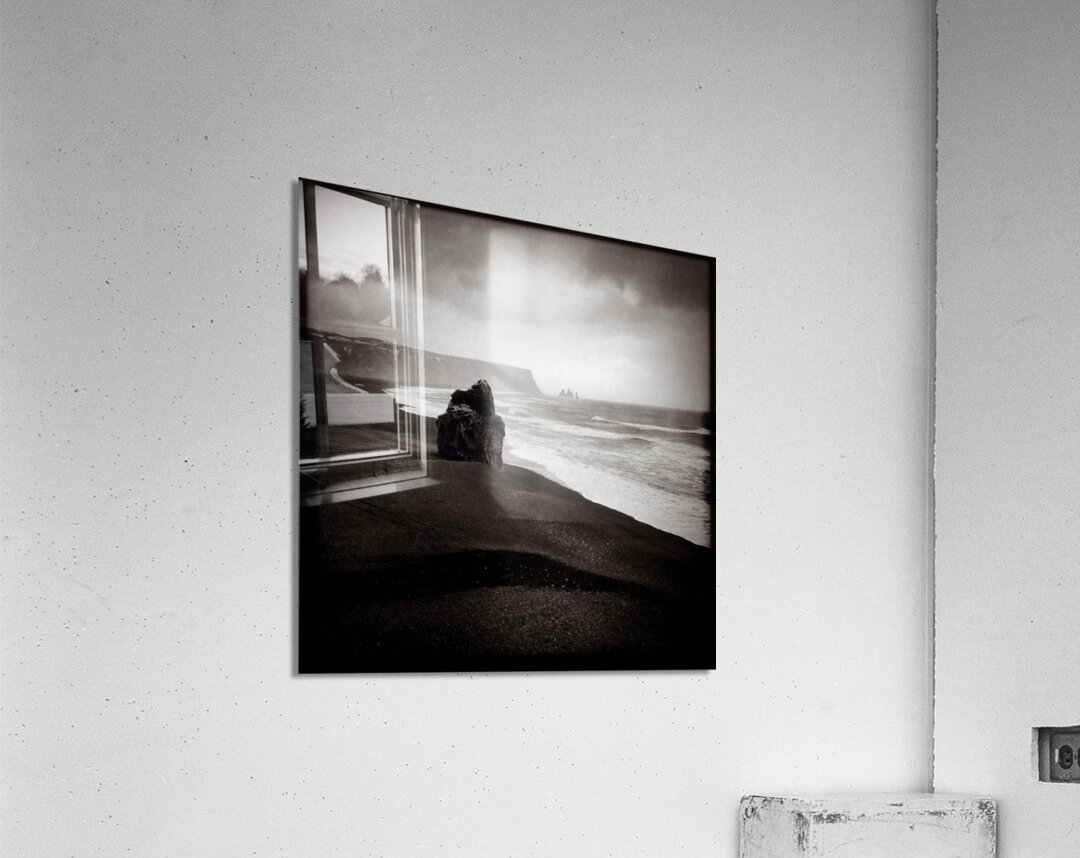 Stormy Day at Dyrholaey Acrylic Print