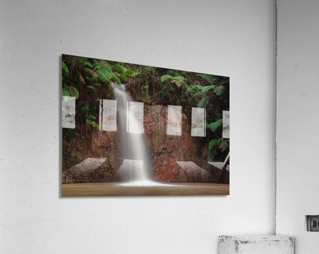 Tropical Waterfall Acrylic Print