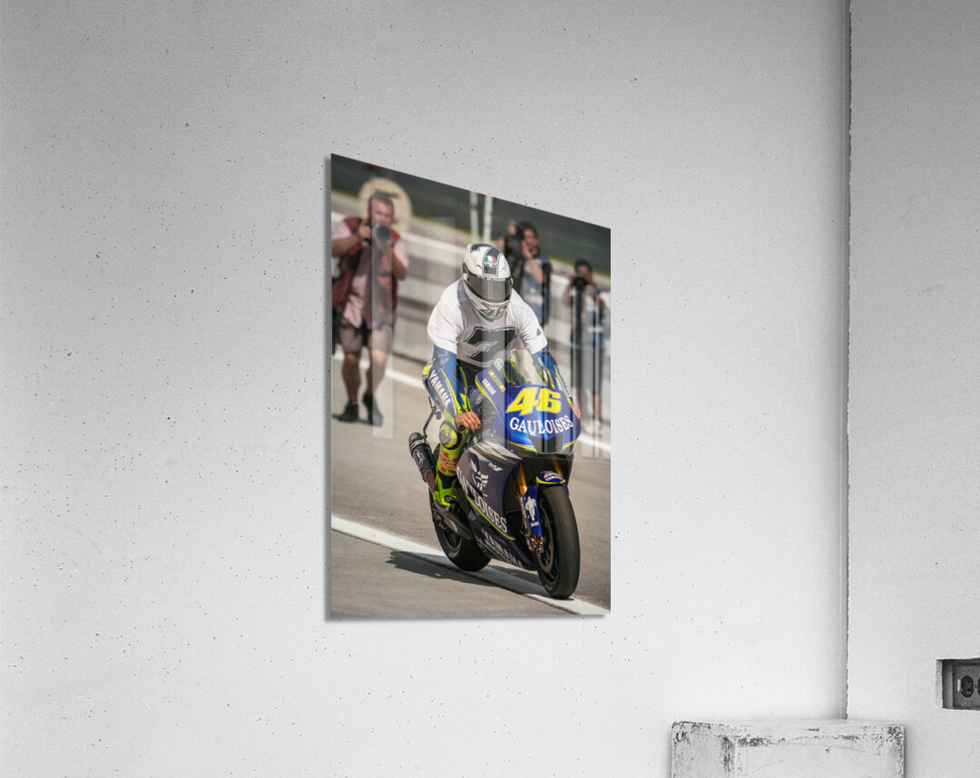Valentino Rossi MotoGP Title No 7 Acrylic Print
