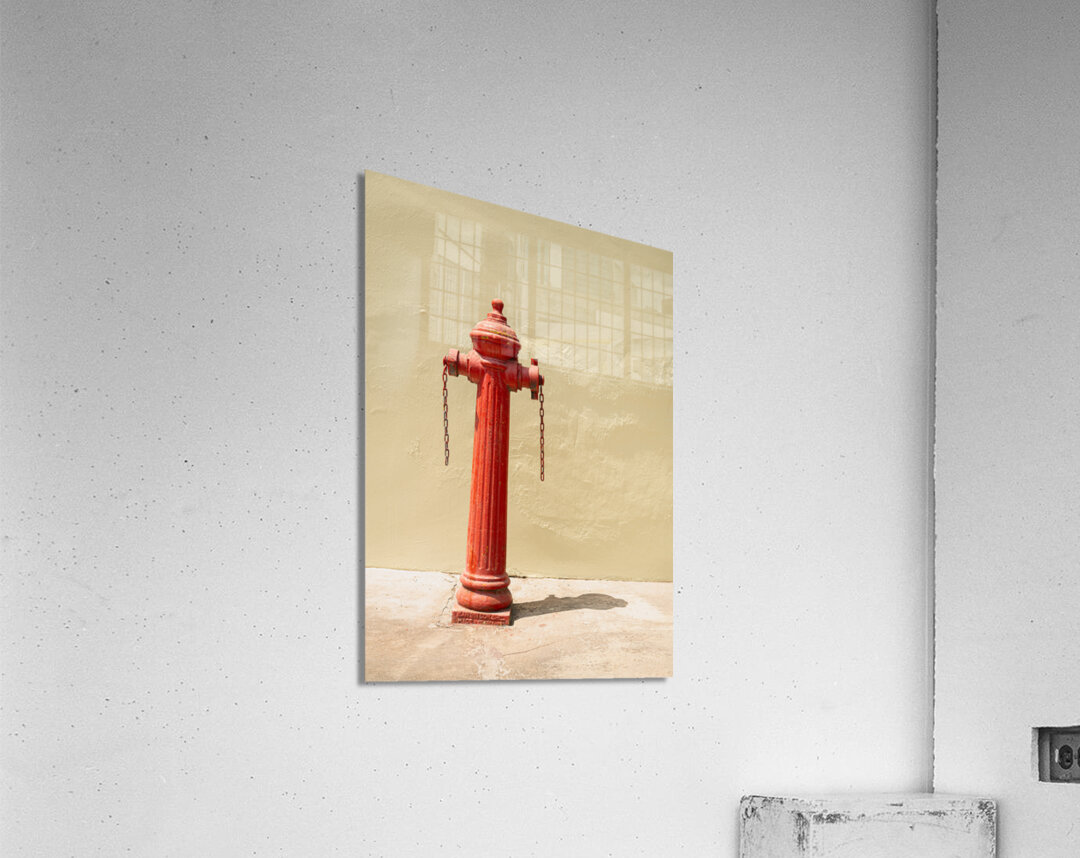 Penang Fire Hydrant Impression acrylique