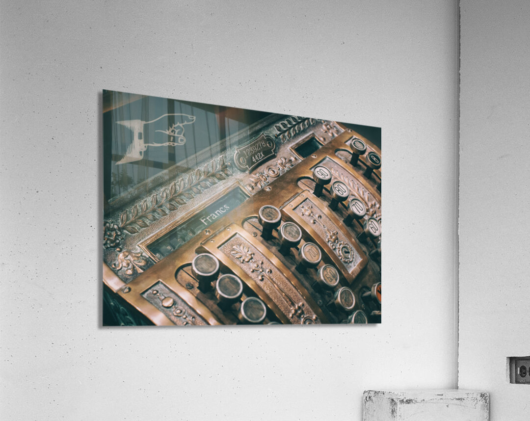 Old Till Impression acrylique