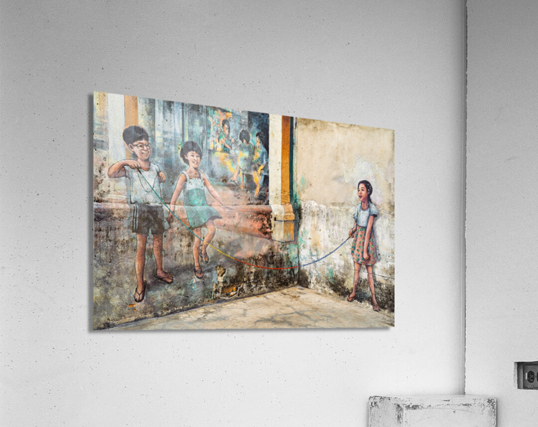 Skipping in Kwai Chai Hong Impression acrylique