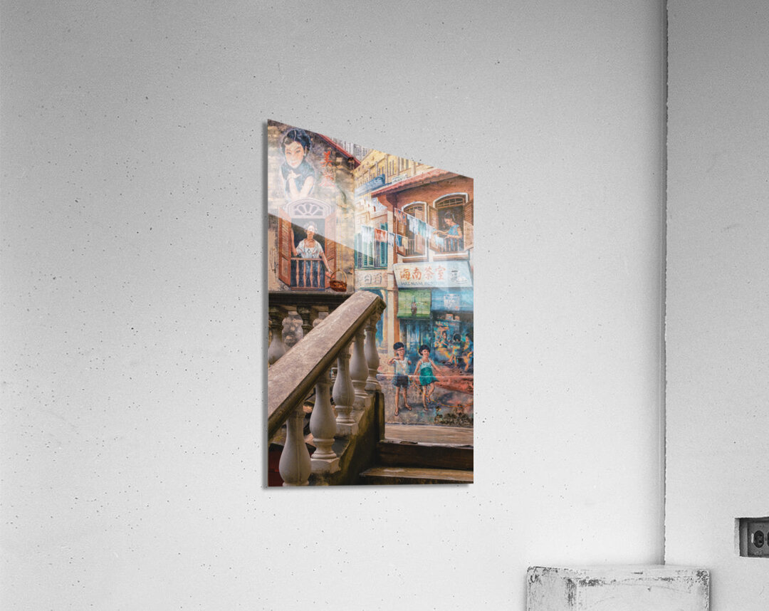 Kwai Chai Hong Mural Acrylic Print