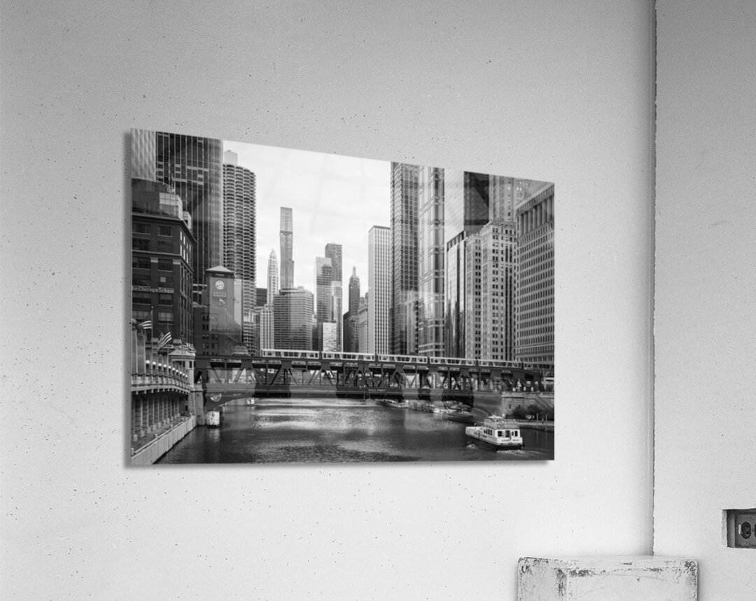 Wells Street Bridge Acrylic Print