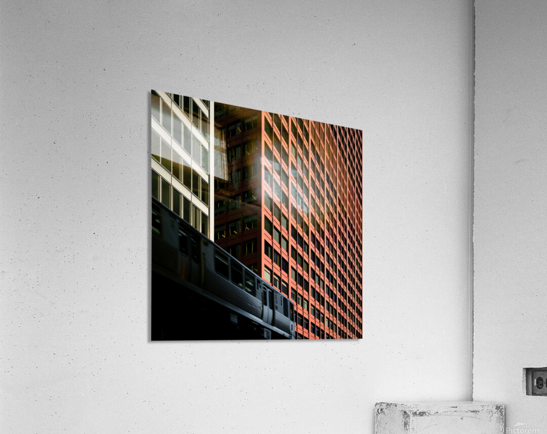 Chicago L Acrylic Print
