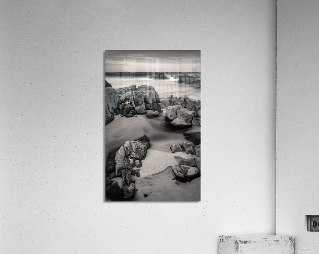 Rocks and Surf Acrylic Print