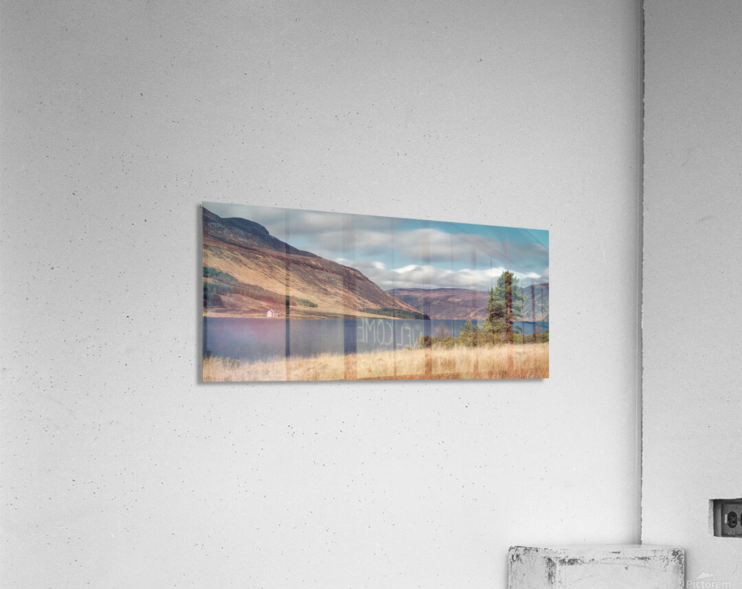 Loch Glass Panorama Impression acrylique