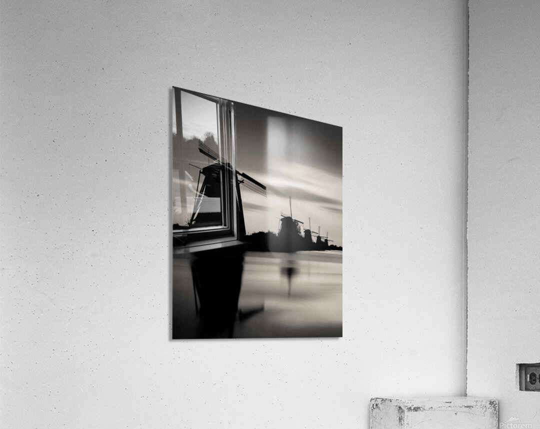 Kinderdijk Silhouette Acrylic Print