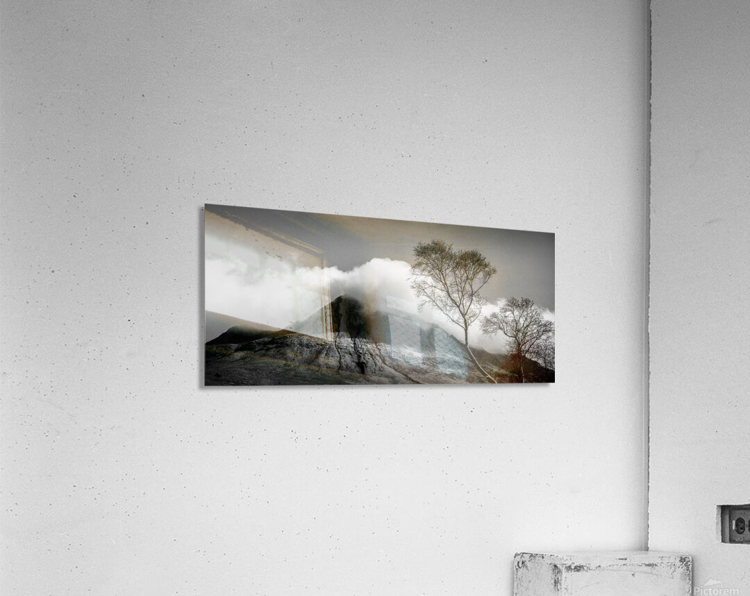 Stac Pollaidh Clouds Impression acrylique