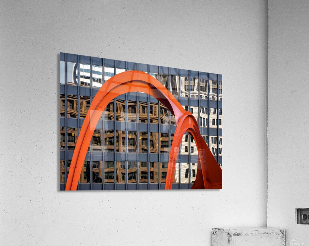 Flamingo Reflections Acrylic Print